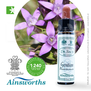 BaBlü® Gentian Bachblütenessenz Ainsworths