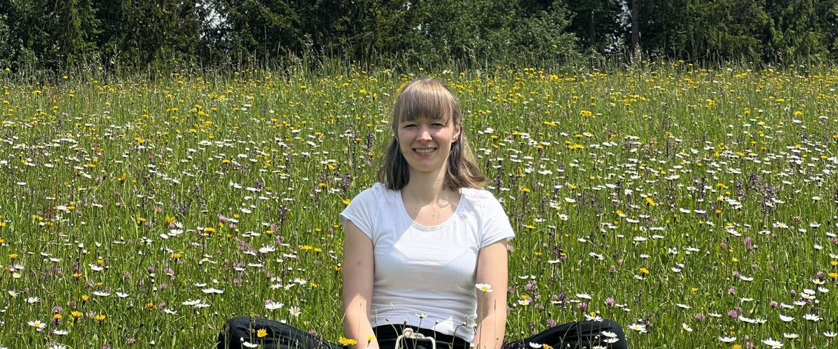 Stefanie Schaffler genießt die Natur