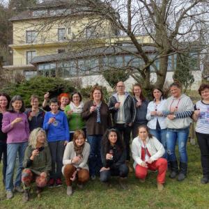 Gruppenfoto aus 2015 - Live-Kurs mit Gabriela Nedoma in Graz in der BaBlü Akademie